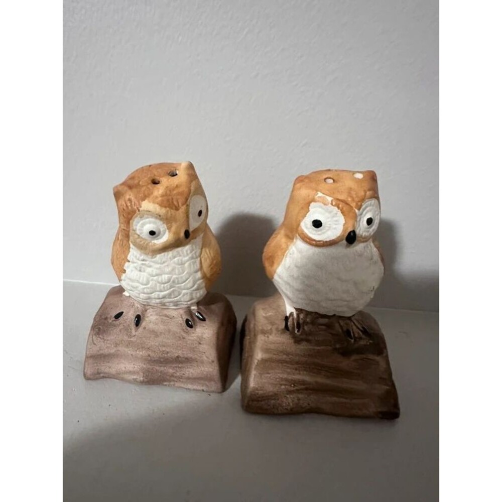 Owl salt and pepper shakers